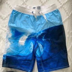 Old navy boys swim trunks bathing suit size 6-7